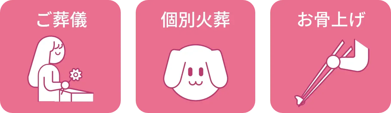 ご葬儀・個別火葬・お骨上げ